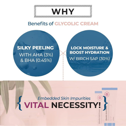 a'pieu glycolic acid cream 50ml (1ea) a'pieu glycolic acid cream 50ml (1ea)
