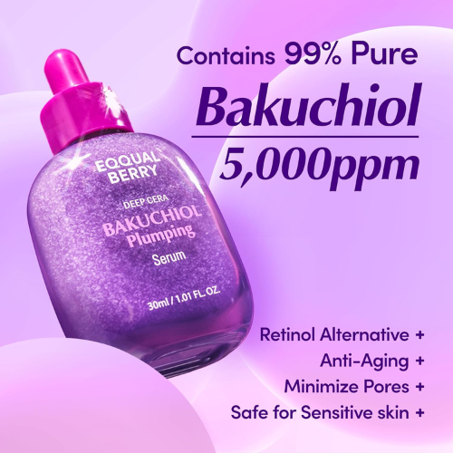 eqqualberry bakuchiol plumping face serum 30 ml – hydrating & skin texture supporting serum with bakuchiol, niacinamide & hyaluronic acid eqqualberry bakuchiol plumping face serum 30 ml – hydrating & skin texture supporting serum with bakuchiol, niacinamide & hyaluronic acid
