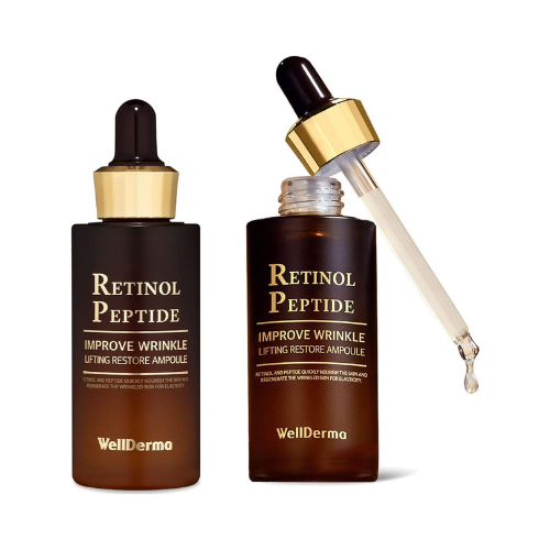 korean face retinol peptide lifting ampoule – anti aging serum with pure retinol, 8 peptides, vitamin c, hyaluronic acid for wrinkle care, skin brightening, hydration, 30ml, by wd korean face retinol peptide lifting ampoule – anti aging serum with pure retinol, 8 peptides, vitamin c, hyaluronic acid for wrinkle care, skin brightening, hydration, 30ml, by wd