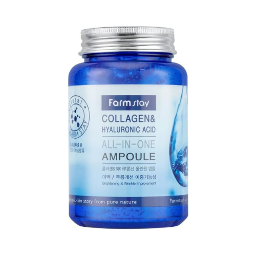 farm stay collagen & hyaluronic acid all in one ampoule cream (250ml)